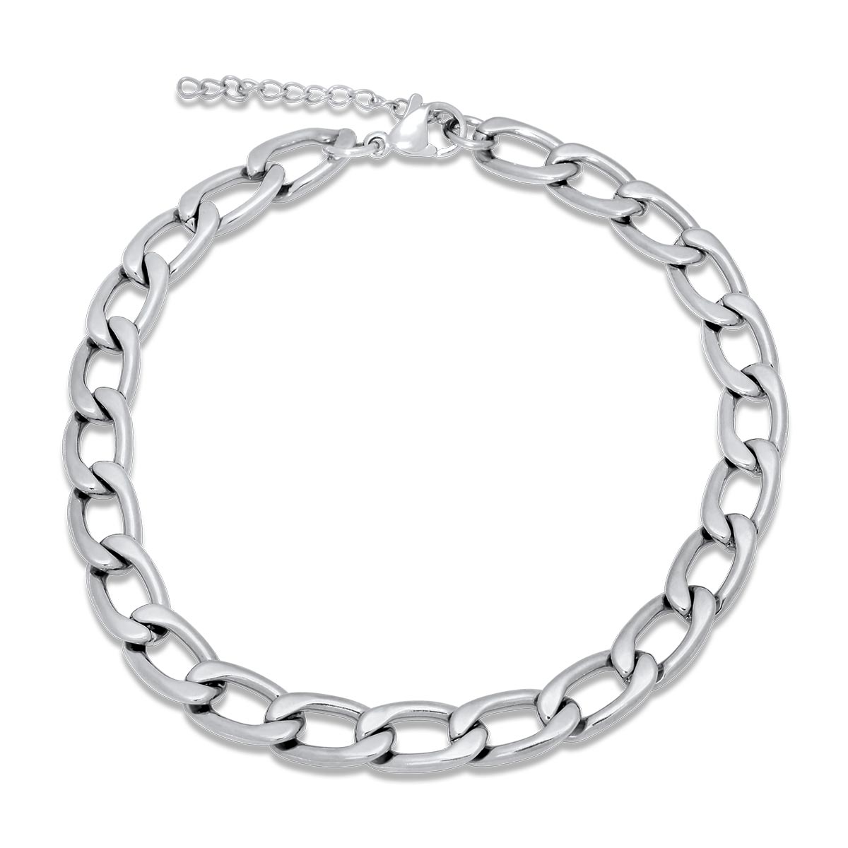 Avalon Silver Bracelet 7MM Βραχιόλι από ανοξείδωτο ατσάλι 316L